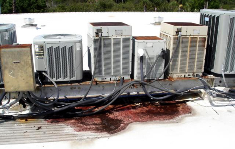 Rooftop Units on Dunnage