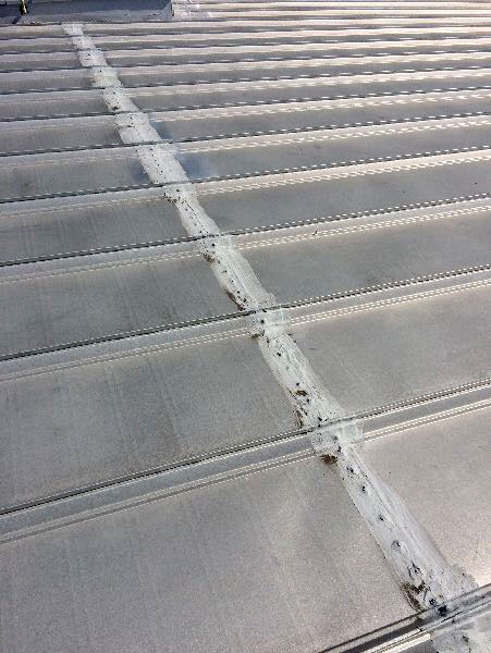 open-metal-roof-seams Metal roof leaks